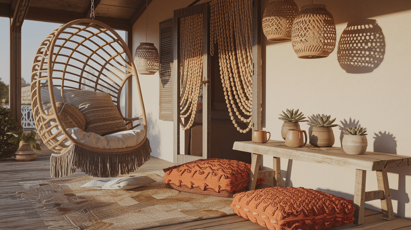 Boho-Vintage_Porch_with_Macrame__Lanterns