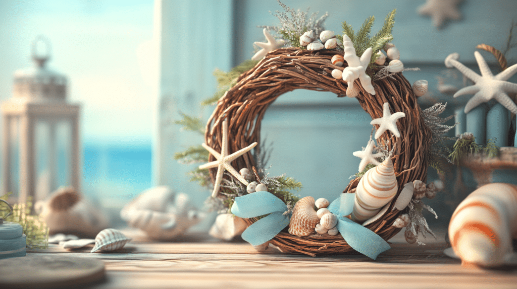 Crafting a Coastal Wreath