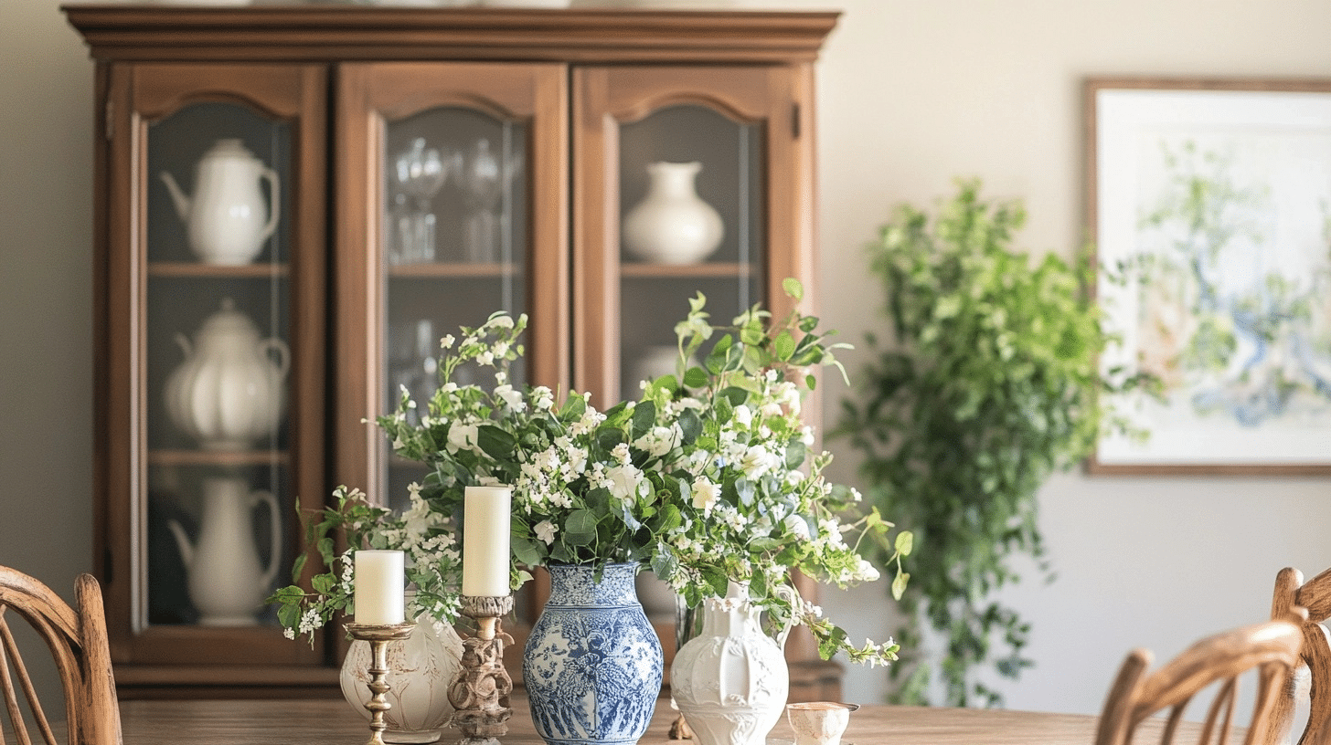 Creative Ideas for China Cabinet Top Decor