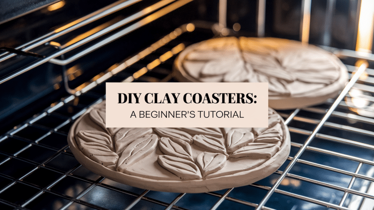 DIY Clay Coasters: A Beginner's Tutorial