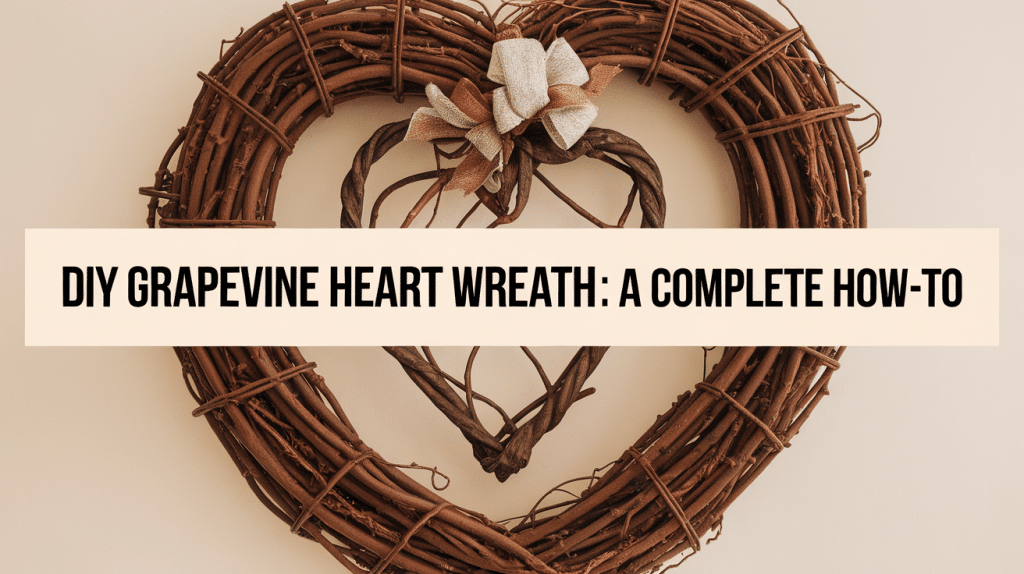 DIY Grapevine Heart Wreath: A Complete How-To