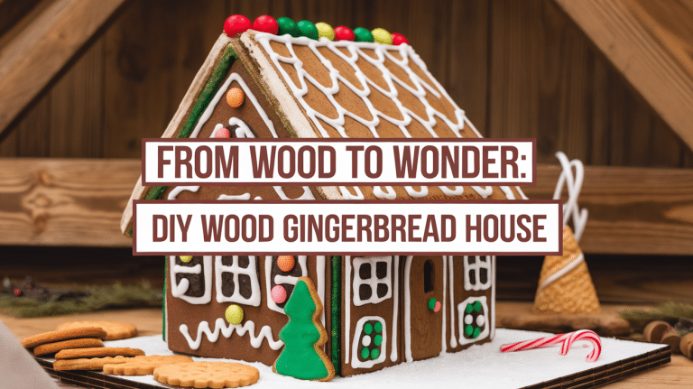 From Wood to Wonder: DIY Wood Gingerbread House