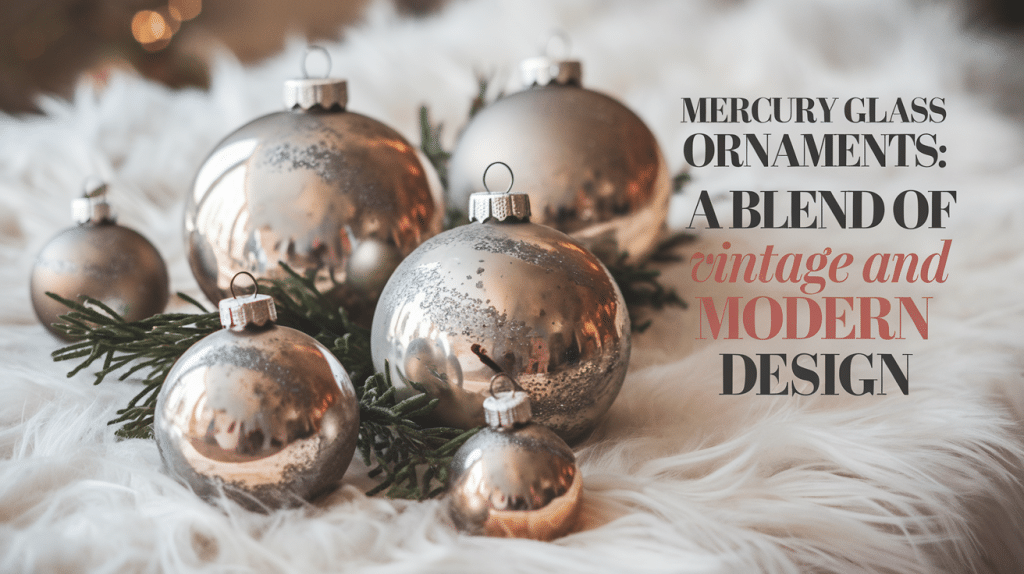Mercury Glass Ornaments: Blend of Vintage and Modern Design