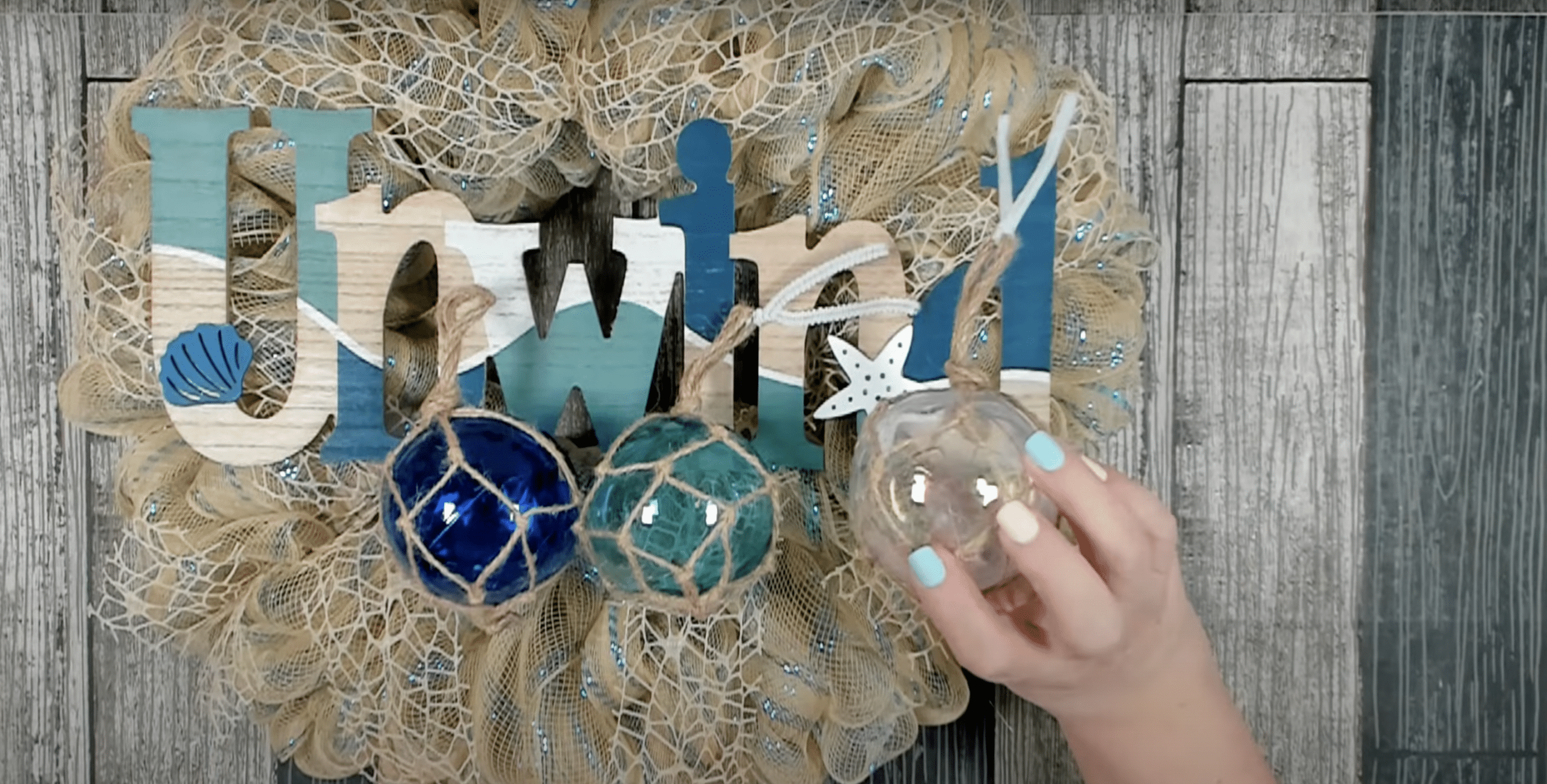 Placing the Glass Ornaments