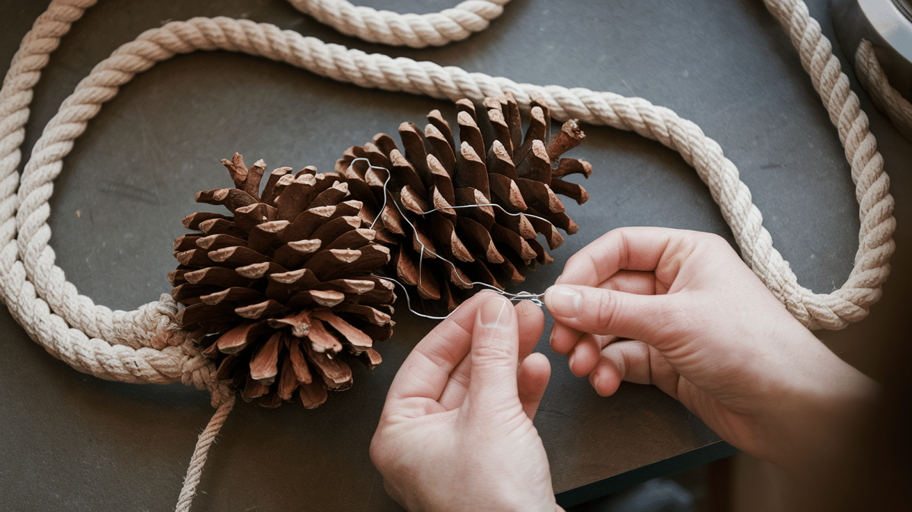 Step_3_Attach_Pine_Cones_to_the_Rope