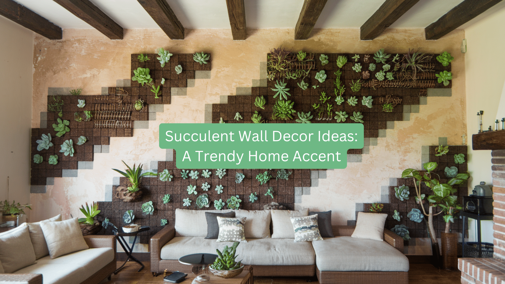 Succulent Wall Decor Ideas: A Trendy Home Accent