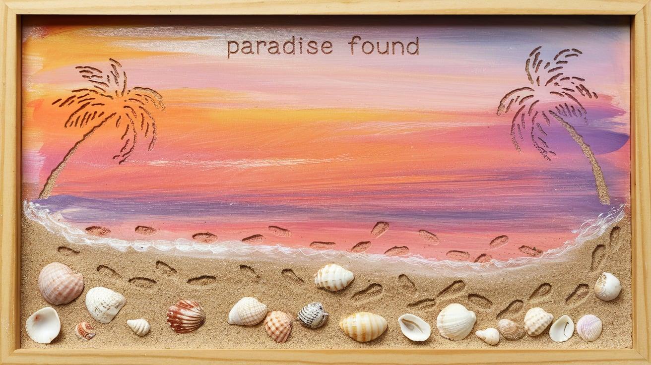 Sunset Beach Scene