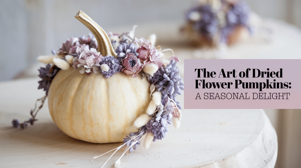 The Art of Dried Flower Pumpkin: A Seasonal Delight
