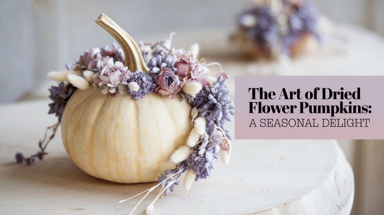 The Art of Dried Flower Pumpkin: A Seasonal Delight