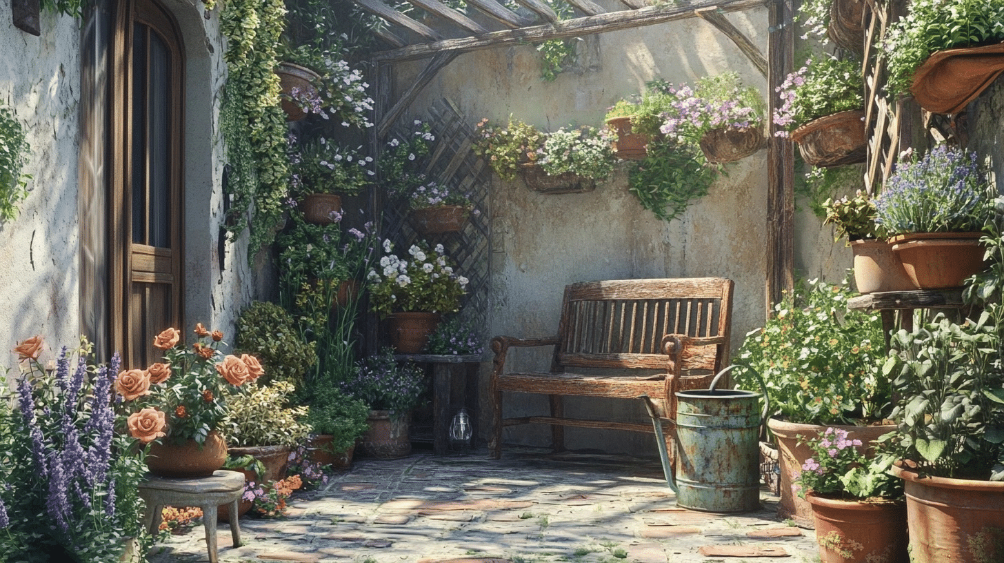 Vintage_Garden-Inspired_Porch_with_Potted_Plants
