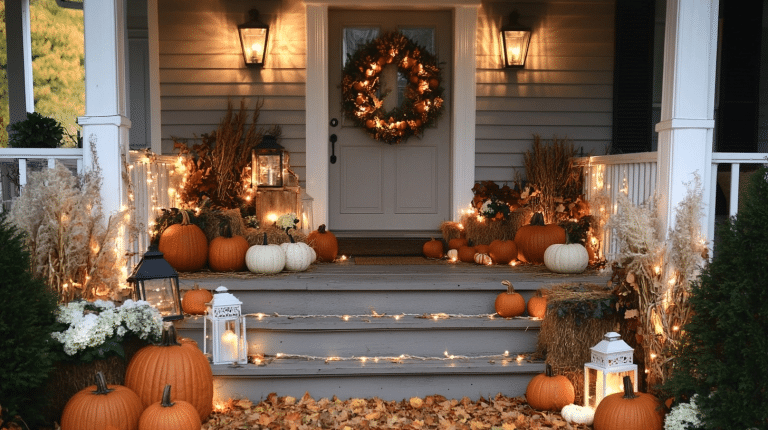 Welcoming Autumn- Small Front Porch Inspirations