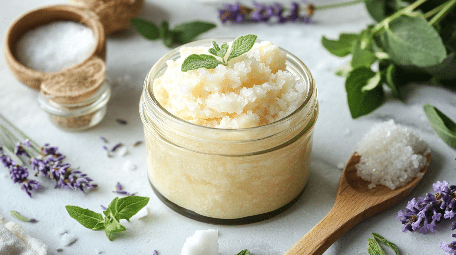 Whipped Sugar Scrub Soap Recipe for Soft, Smooth Skin