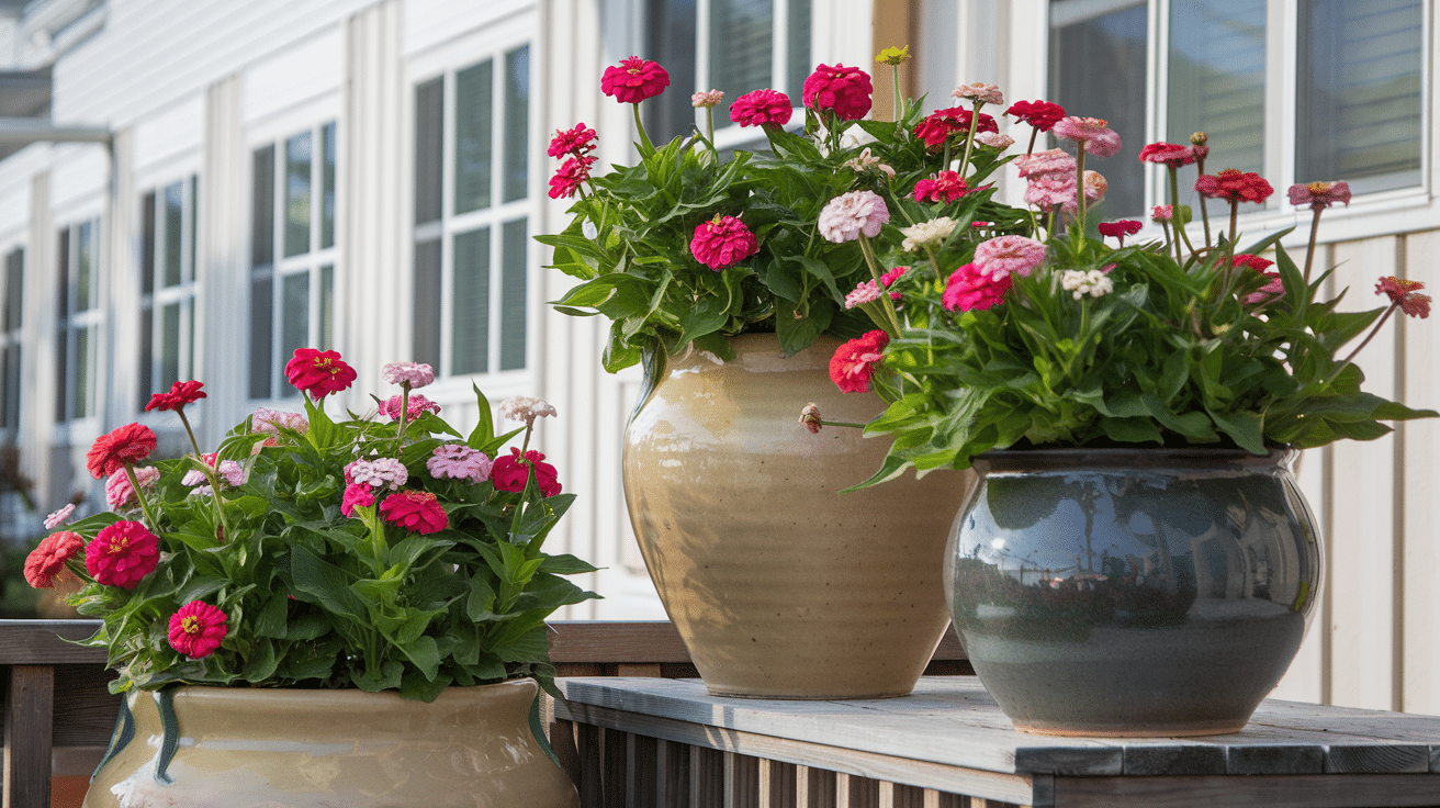 Zinnia_Container_Garden