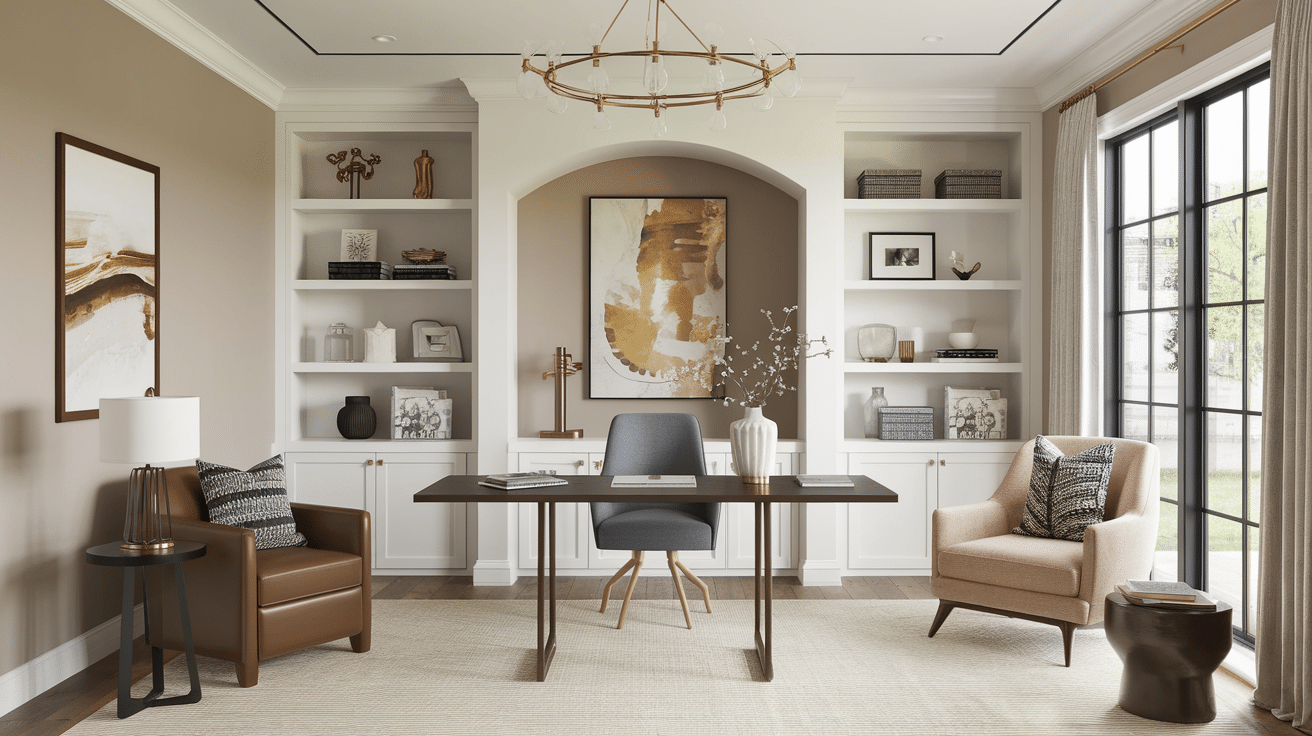 Accessible Beige + Urbane Bronze + Alabaster