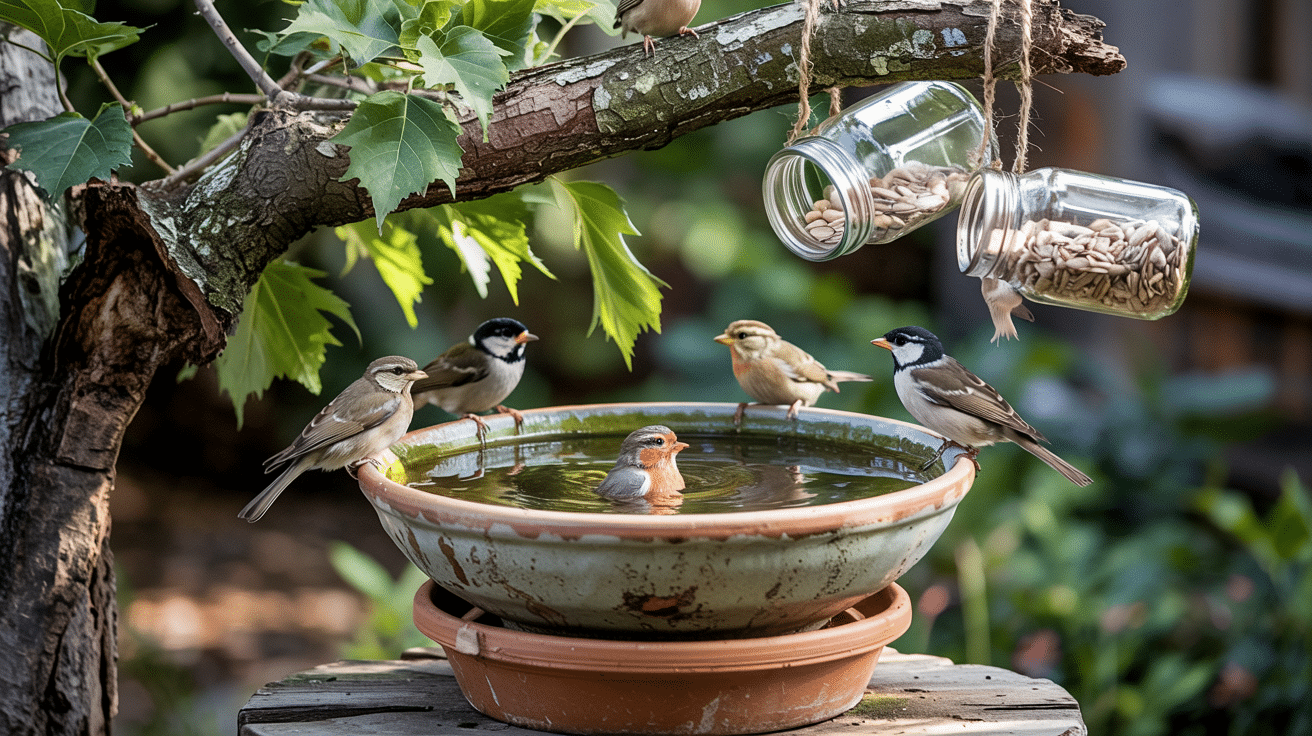 Bird Baths and Feeders