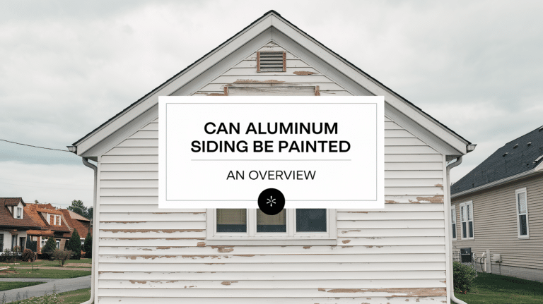 Can Aluminum Siding Be Painted: An Overview