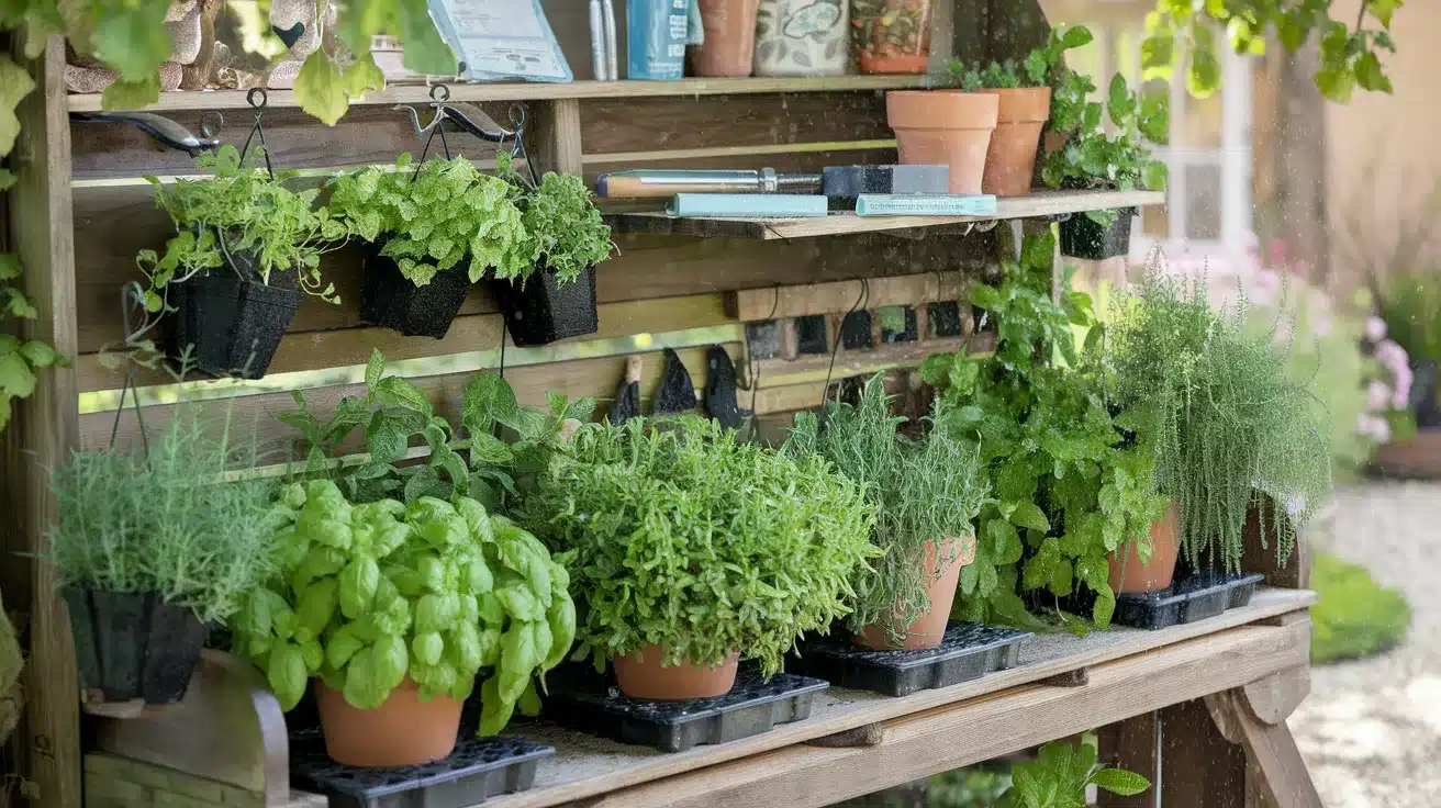 Convert_the_Potting_Bench_into_an_Herb_Garden_Combo