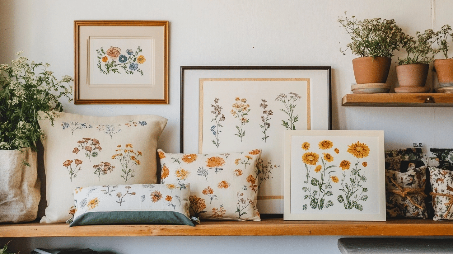Creative Ways of Using Flower Pounding Art