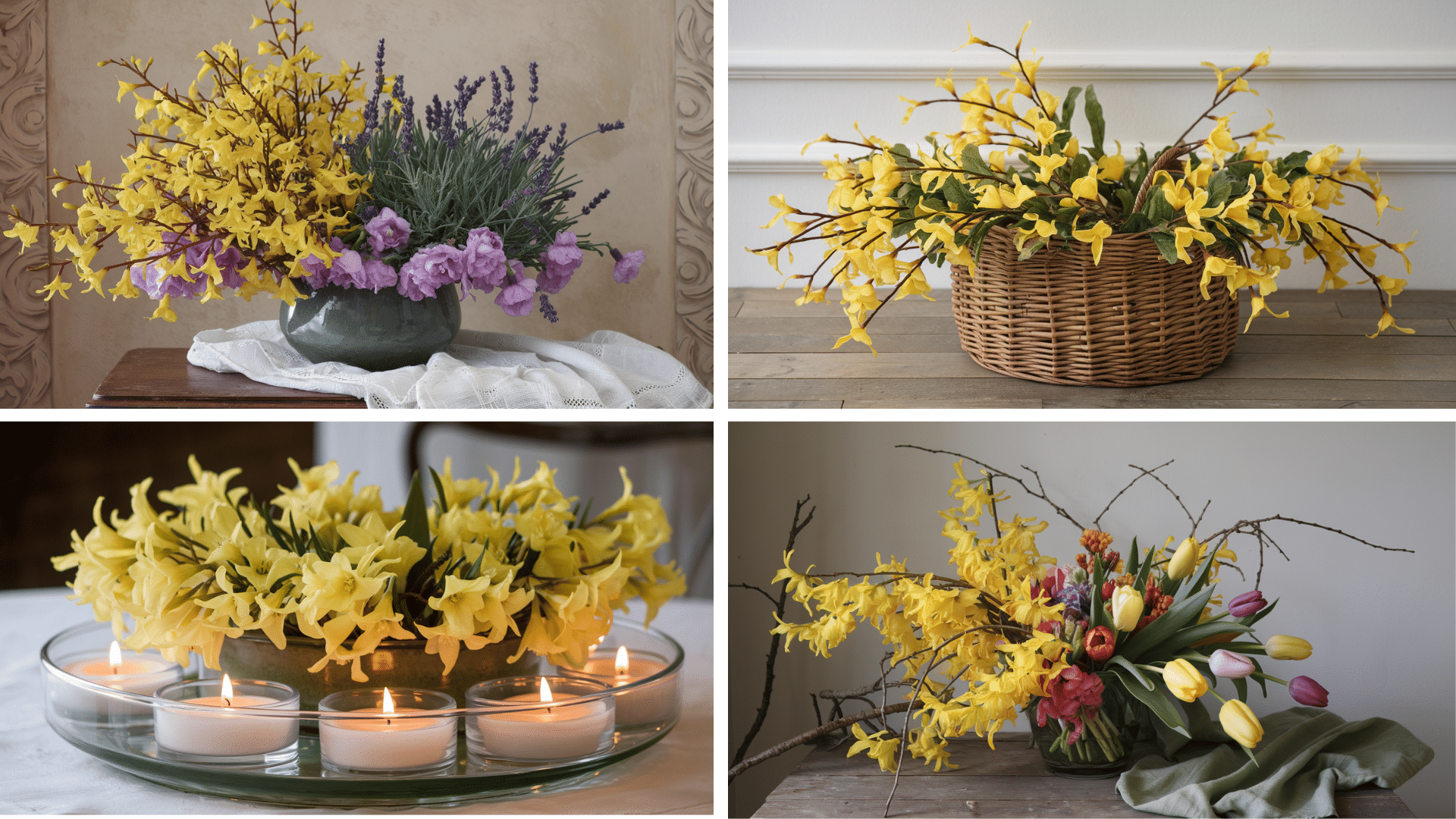 Forsythia Arrangements