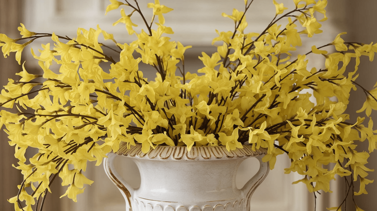 Forsythia_Arrangement_in_a_Ceramic_Urn
