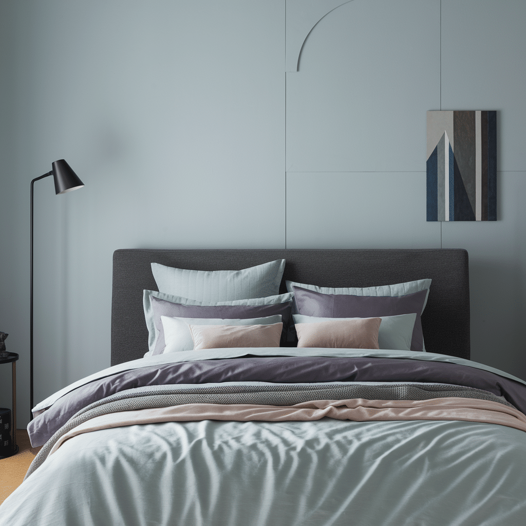 Light_Periwinkle__Charcoal_Grey_Bedroom