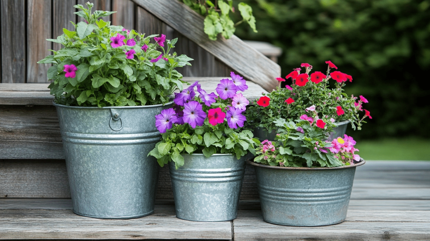 Metal Pails and Buckets