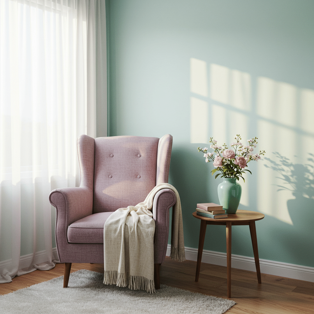 Pale_Mint__Heather_Mauve_Reading_Nook