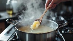 Step 3- Melt the wax carefully 