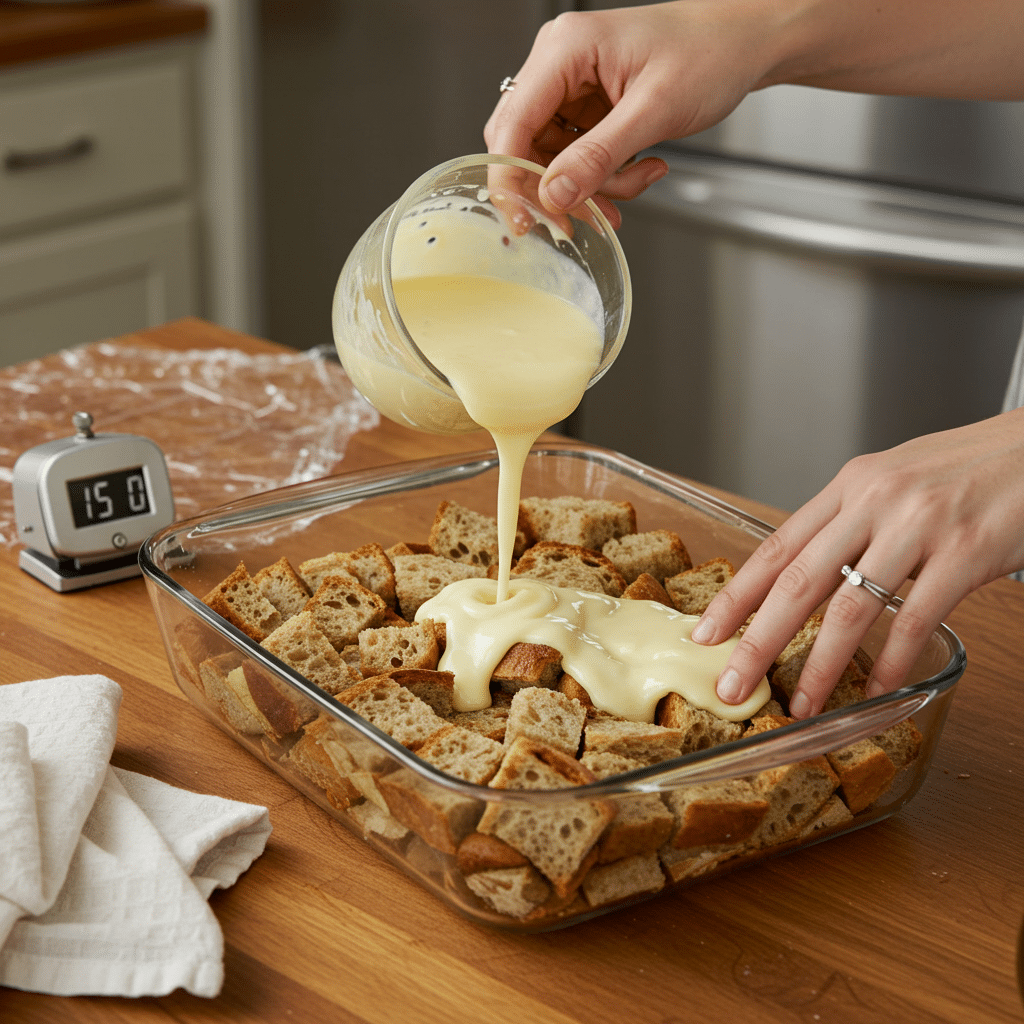 Step_3_Combine_Bread_and_Custard