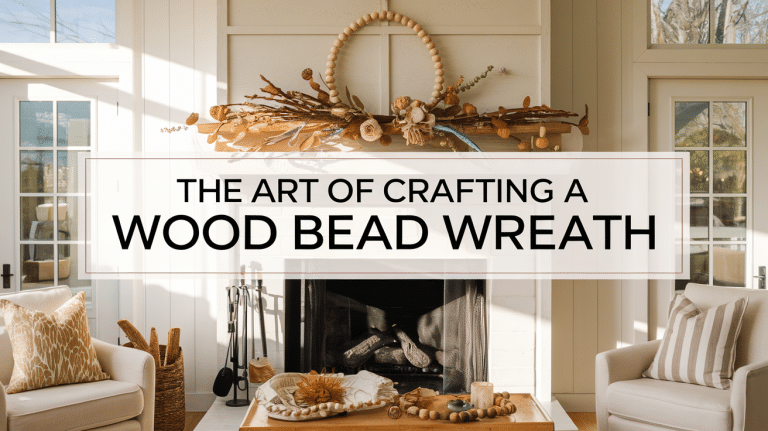 The Art of Crafting a Wood Bead Wreath at Home Like a Pro