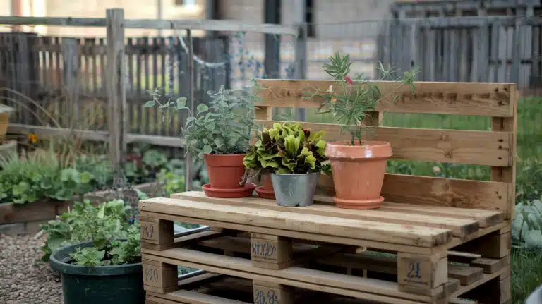 Upcycled DIY Potting Bench: A Sustainable Gardening Solution