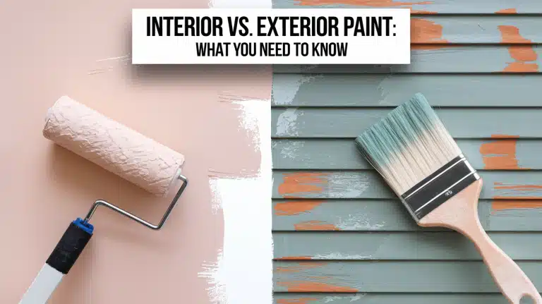 what is the difference between interior and exterior paint