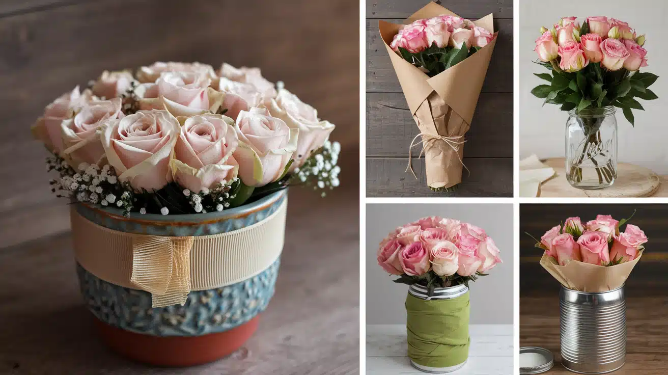 what to wrap flowers in