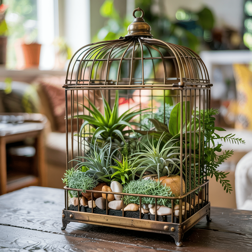 Air_Plant_Terrarium_in_a_Birdcage