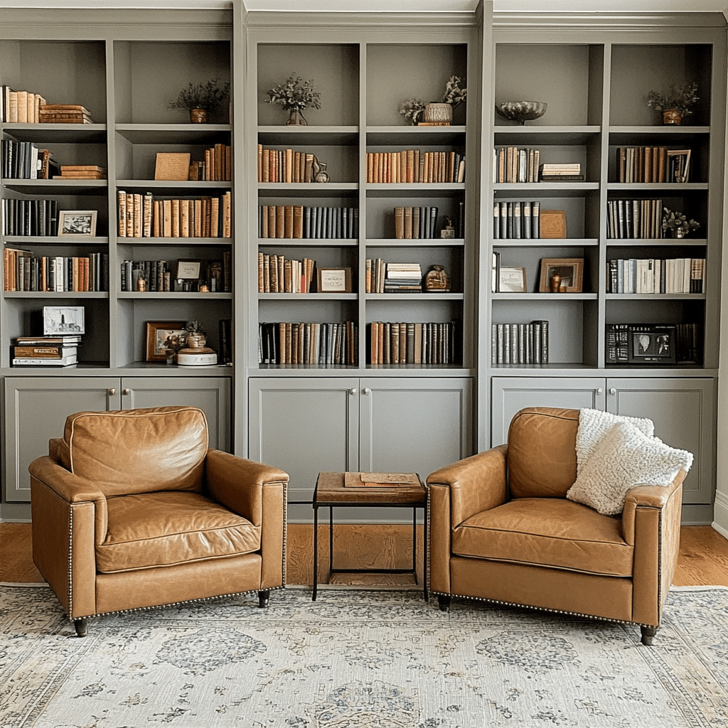 Built-In_Bookshelves_with_Dorian_Gray_Cabinets