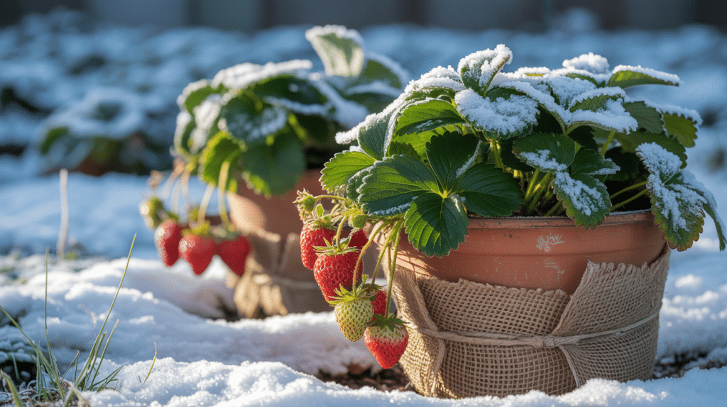 Can Strawberry Plants Survive Winter in Pots?