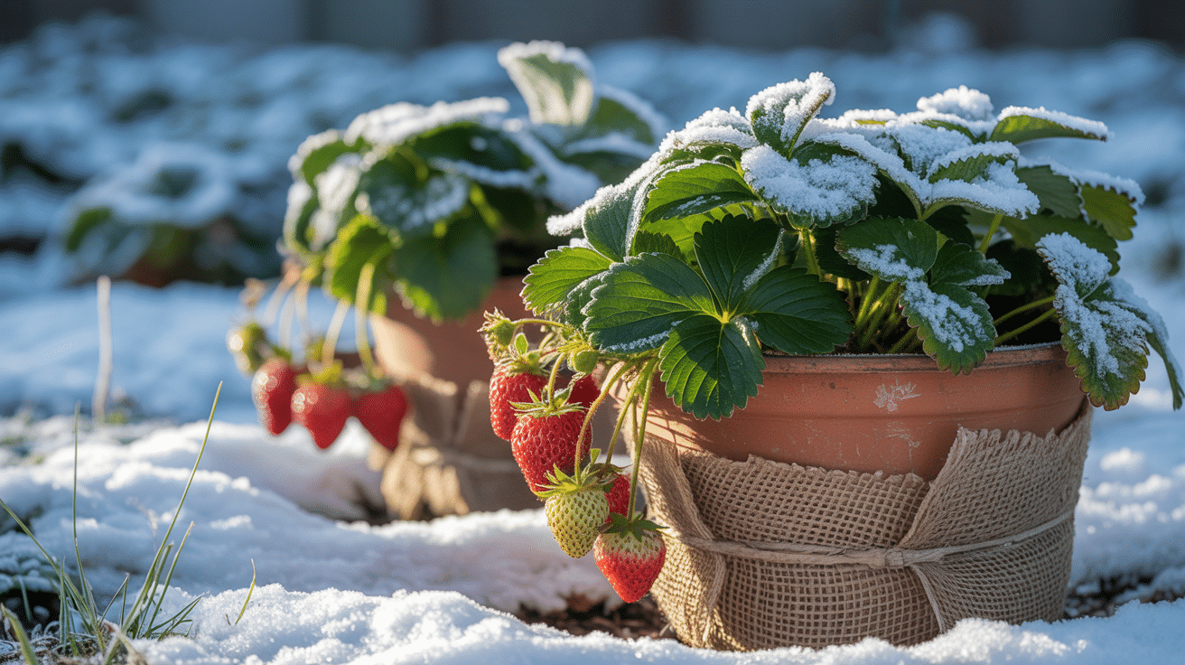 Can Strawberry Plants Survive Winter in Pots? - The Painted Hinge