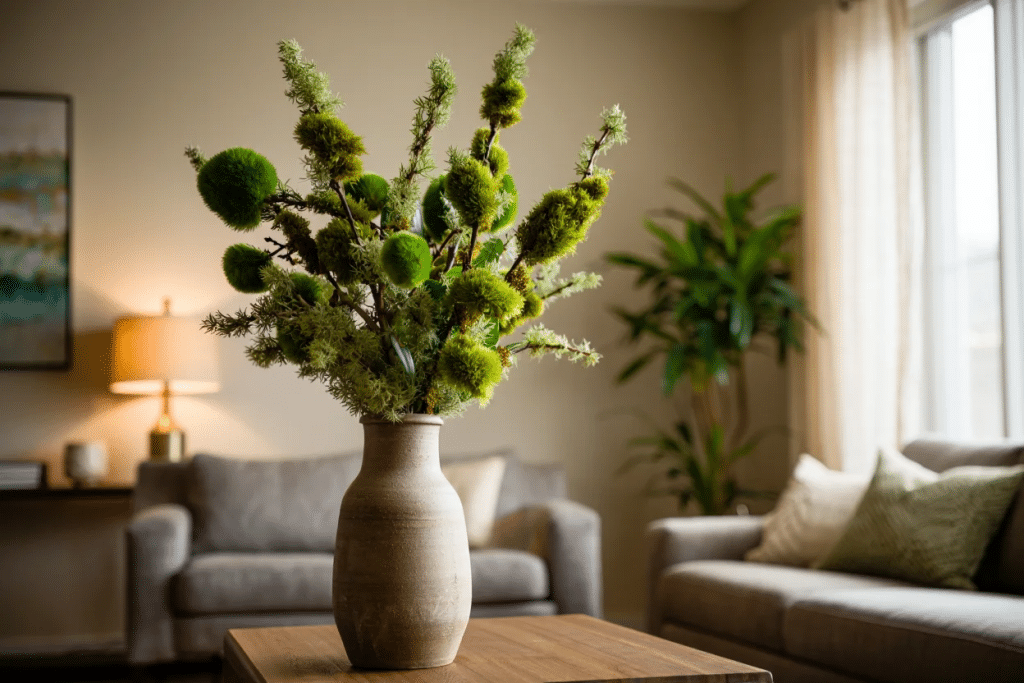 Crafting Nature: DIY Moss Branches for Home Decor