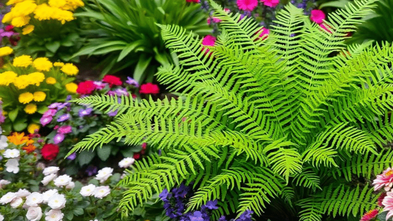 Evergreen Ferns for Year-Round Garden Beauty