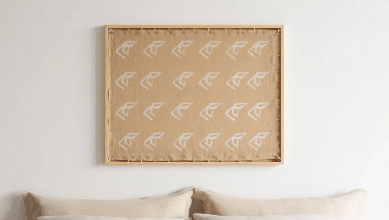Faux_Linen-Wrapped_Art