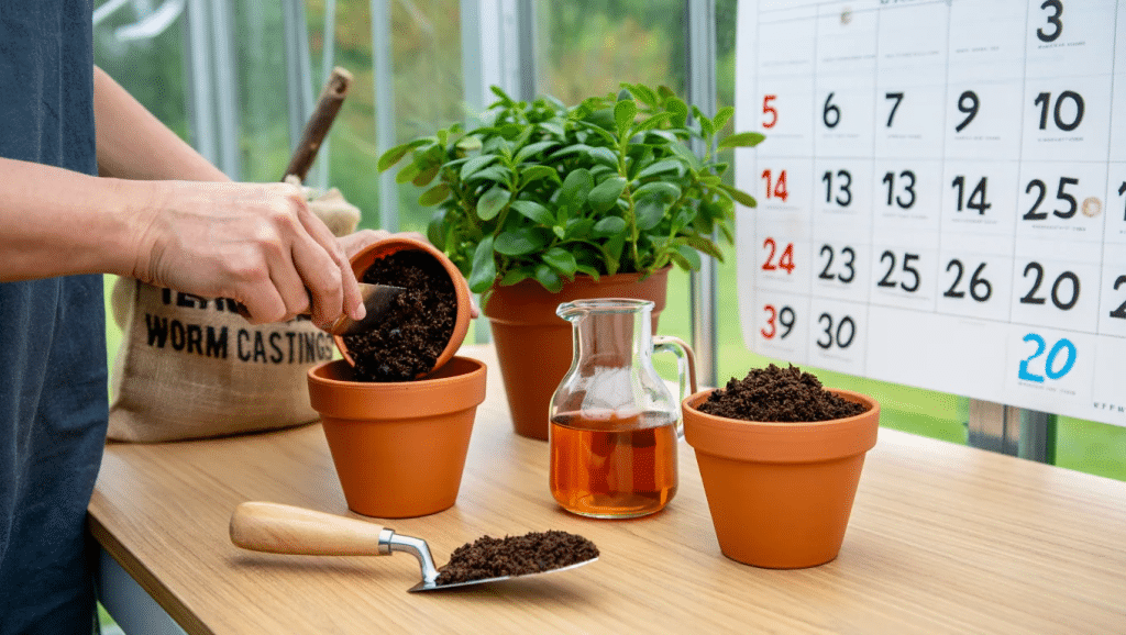 How to Use Worm Castings in Potted Plants Outdoors and Indoors