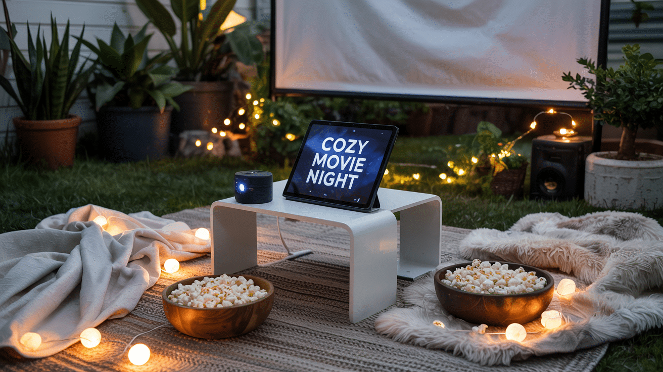 Movie-Themed_Picnic_with_Cozy_Throws