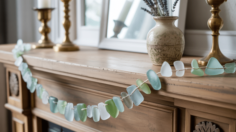Adding Grace to Your Space with Sea Glass Garland