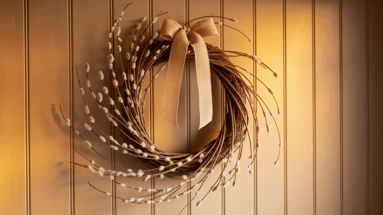 DIY Pussy Willow Wreath from Scratch
