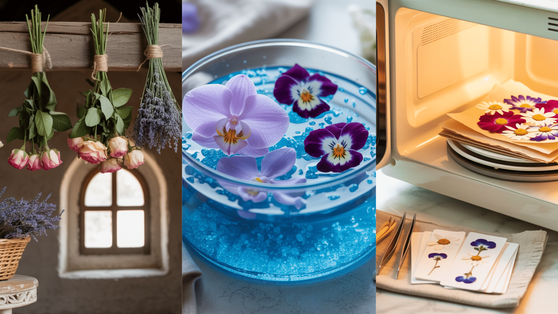How to Dehydrate Flowers