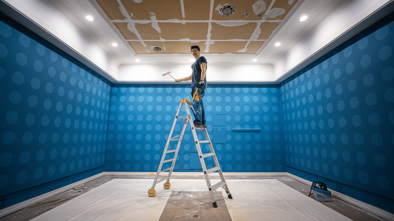 How to Prepare the Ceiling for Painting
