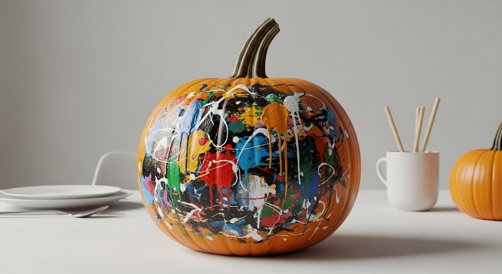 Abstract_Expressionist_Art_Pumpkins