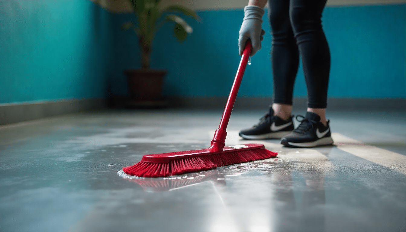Clean and Etch the Floor