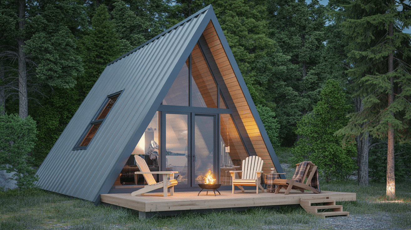 Cozy_A-Frame_Cabin_Deck