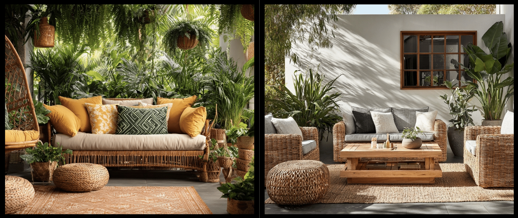 Deciding on Wicker vs Rattan for Outdoor Furniture